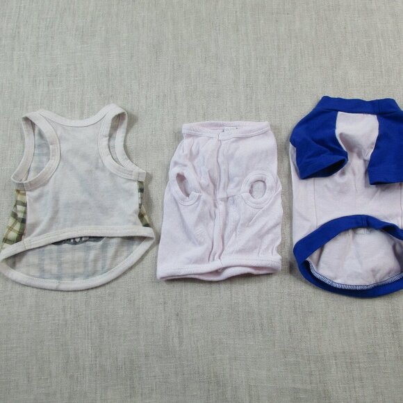 Lot of 3 Dog Shirts Large Multi Cute Graphic Pet Clothes Vegas Big Brother Baby - Picture 2 of 16